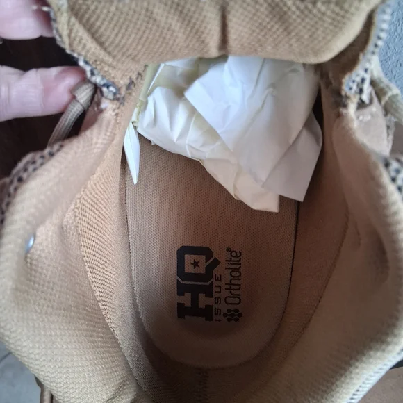 🔥 HQ Ortholite Waterproof Tactical Hiking Brown Outdoor Boots Sz.11.5 D - Picture 10 of 13